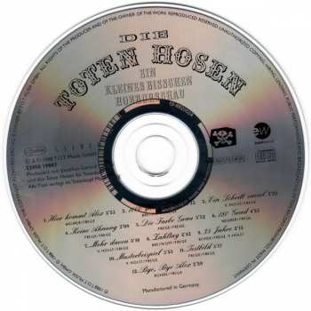 CD Die Toten Hosen: Ein Kleines Bisschen Horrorschau