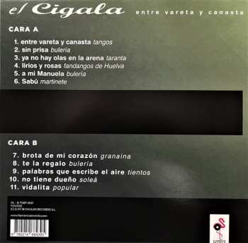 LP Diego "El Cigala": Entre Vareta Y Canasta CLR | LTD