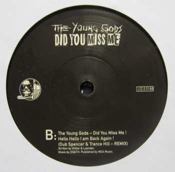 SP The Young Gods: Schüüfele / Did You Miss Me (Dub Spencer & Trance Hill Remixes)