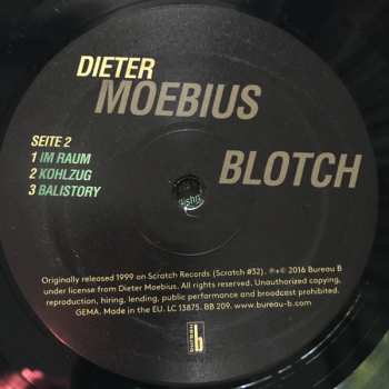 LP Dieter Moebius: Blotch