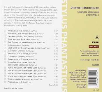 CD Dieterich Buxtehude: Complete Works For Organ Vol. 1