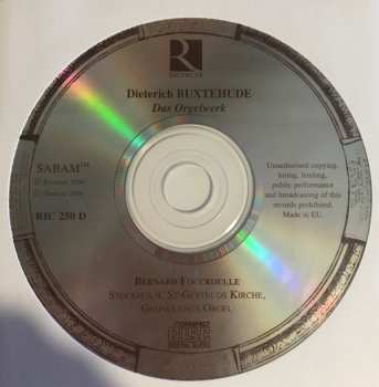5CD Dieterich Buxtehude: L'Oeuvre d'Orgue, Das Orgelwerke, Organ Works