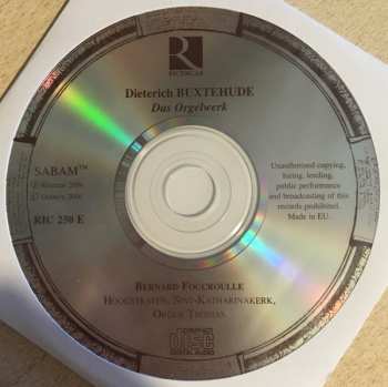 5CD Dieterich Buxtehude: L'Oeuvre d'Orgue, Das Orgelwerke, Organ Works