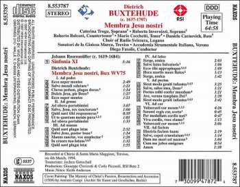 CD Sonatori De La Gioiosa Marca: Membra Jesu Nostri