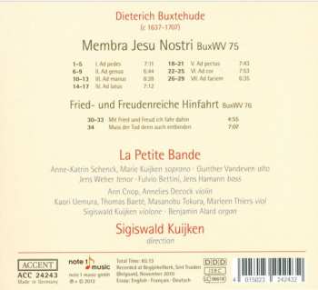 CD Sigiswald Kuijken: Membra Jesu Nostri