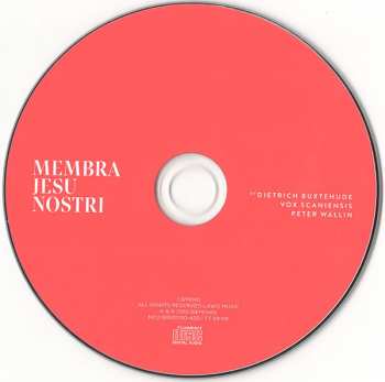 CD Dieterich Buxtehude: Membra Jesu Nostri
