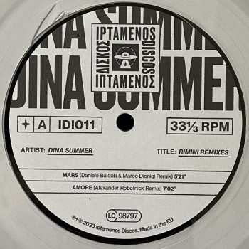 LP Dina Summer: Rimini Remixes LTD | NUM | CLR