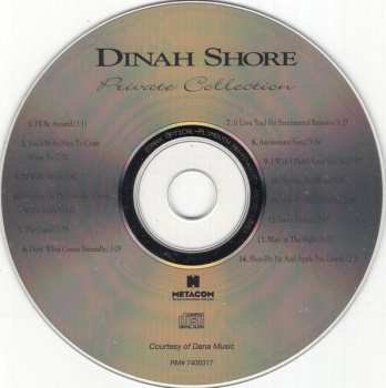 CD Dinah Shore: Private Collection