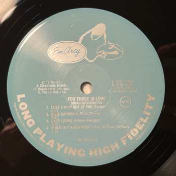 LP Dinah Washington: For Those In Love