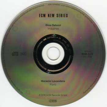 CD Dino Saluzzi: Imágenes (Music For Piano)