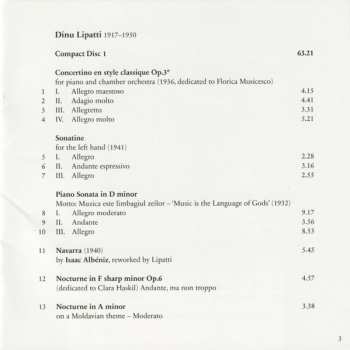 2CD Dinu Lipatti: Piano Music