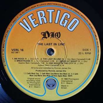 LP Dio: The Last In Line