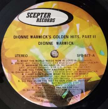 LP Dionne Warwick: Golden Hits Part 2