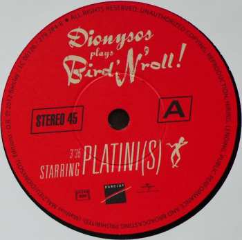 SP Dionysos: Plays Bird'N'Roll ! Starring Platini(s)