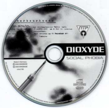 CD Dioxyde: Social Phobia
