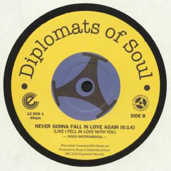 LP Diplomats Of Soul: Never Gonna Fall In Love Again (Like I Fell In Love With You)