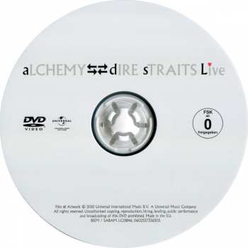 DVD Dire Straits: Alchemy - Dire Straits Live