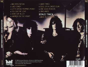 CD Dirty White Boy: Bad Reputation