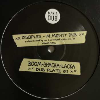 EP The Disciples: Almighty Dub / Zion Rock Dub