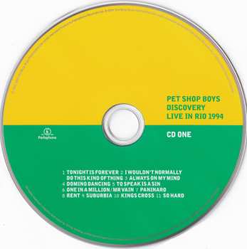 2CD/DVD Pet Shop Boys: Discovery Live In Rio 1994