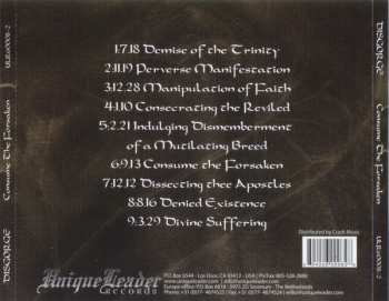 CD Disgorge: Consume The Forsaken