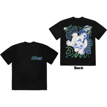 Merch Disney: Disney Unisex T-shirt: Stitch Handstand (black) (back Print) (small) S