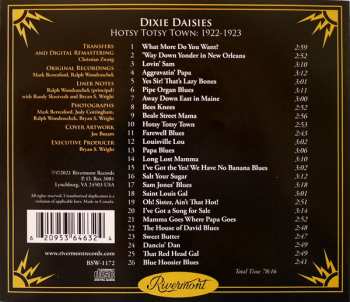 CD Dixie Daisies: Hotsy Totsy Town (1922 - 1923)