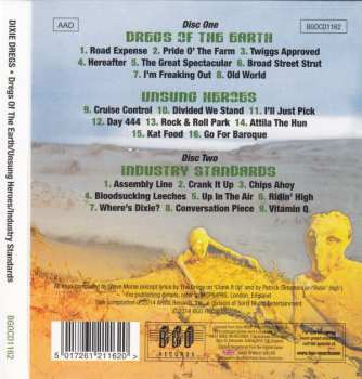 2CD Dixie Dregs: Dregs Of The Earth / Unsung Heroes / Industry Standard