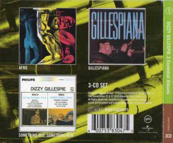 3CD Dizzy Gillespie: 3 Essential Albums