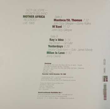 LP The Dizzy Gillespie Reunion Big Band: Mother Africa - Recorded Live 1968