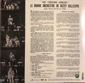 LP Dizzy Gillespie: The Fabulous Pleyel Jazz Concert vol. 1 - 1948 CLR