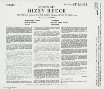 CD Dizzy Reece: Soundin' Off LTD