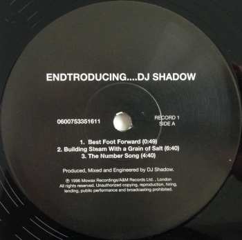 2LP DJ Shadow: Endtroducing...