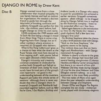 4CD Django Reinhardt: Django In Rome 1949 / 1950