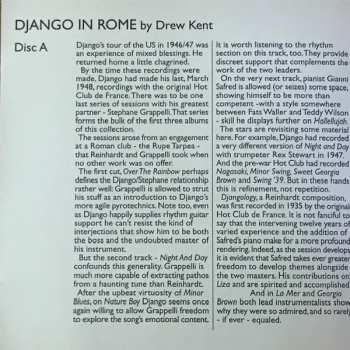 4CD Django Reinhardt: Django In Rome 1949 / 1950