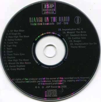 5CD/Doos Django Reinhardt: Django On The Radio (Transcribed Broadcasts From The Greatest Jazz Guitarist Of His Era)