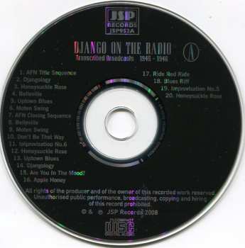 5CD/Doos Django Reinhardt: Django On The Radio (Transcribed Broadcasts From The Greatest Jazz Guitarist Of His Era)