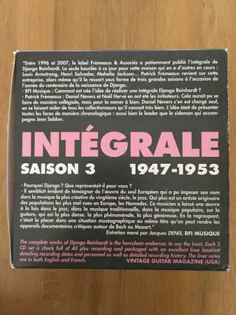 12CD/Doos Django Reinhardt: Intégrale Django Reinhardt Saison 3: The Complete Django Reinhardt (1947-1953)