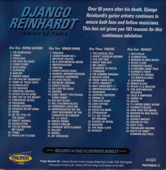 4CD/Doos Django Reinhardt: Swing De Paris