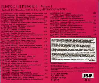 5CD/Doos Django Reinhardt: The Classic Early Recordings In Chronological Order