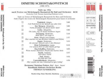 CD Dmitri Shostakovich: Michelangelo Suite Op. 145a