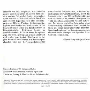 CD Dmitri Shostakovich: Cello Concertos Nr.1&2