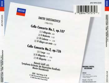 CD Dmitri Shostakovich: Cello Concertos Nr.1&2