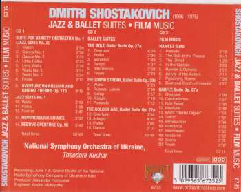 3CD Dmitri Shostakovich: Jazz & Ballet Suites • Film Music