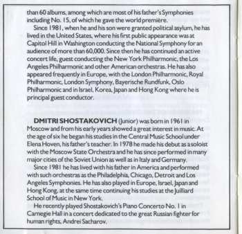 CD Dmitri Shostakovich: Concerto No. 1 (For Piano, Trumpet And Strings Op. 35) / Chamber Symphony Op. 110a