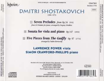 CD Dmitri Shostakovich: Music For Viola And Piano
