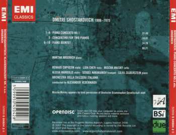 CD Dmitri Shostakovich: Piano Concerto No. 1 / Piano Quintet / Concertino For Two Pianos