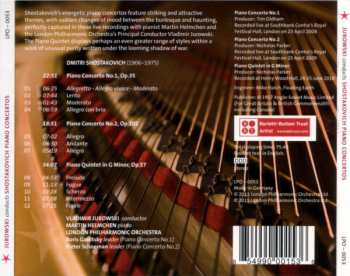 CD The London Philharmonic Orchestra: Piano Concertos Nos. 1 & 2, Piano Quintet In G Minor
