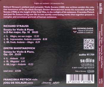 CD Richard Strauss: Sonatas For Violin & Piano