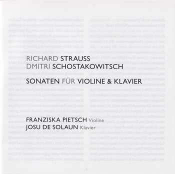 CD Richard Strauss: Sonatas For Violin & Piano